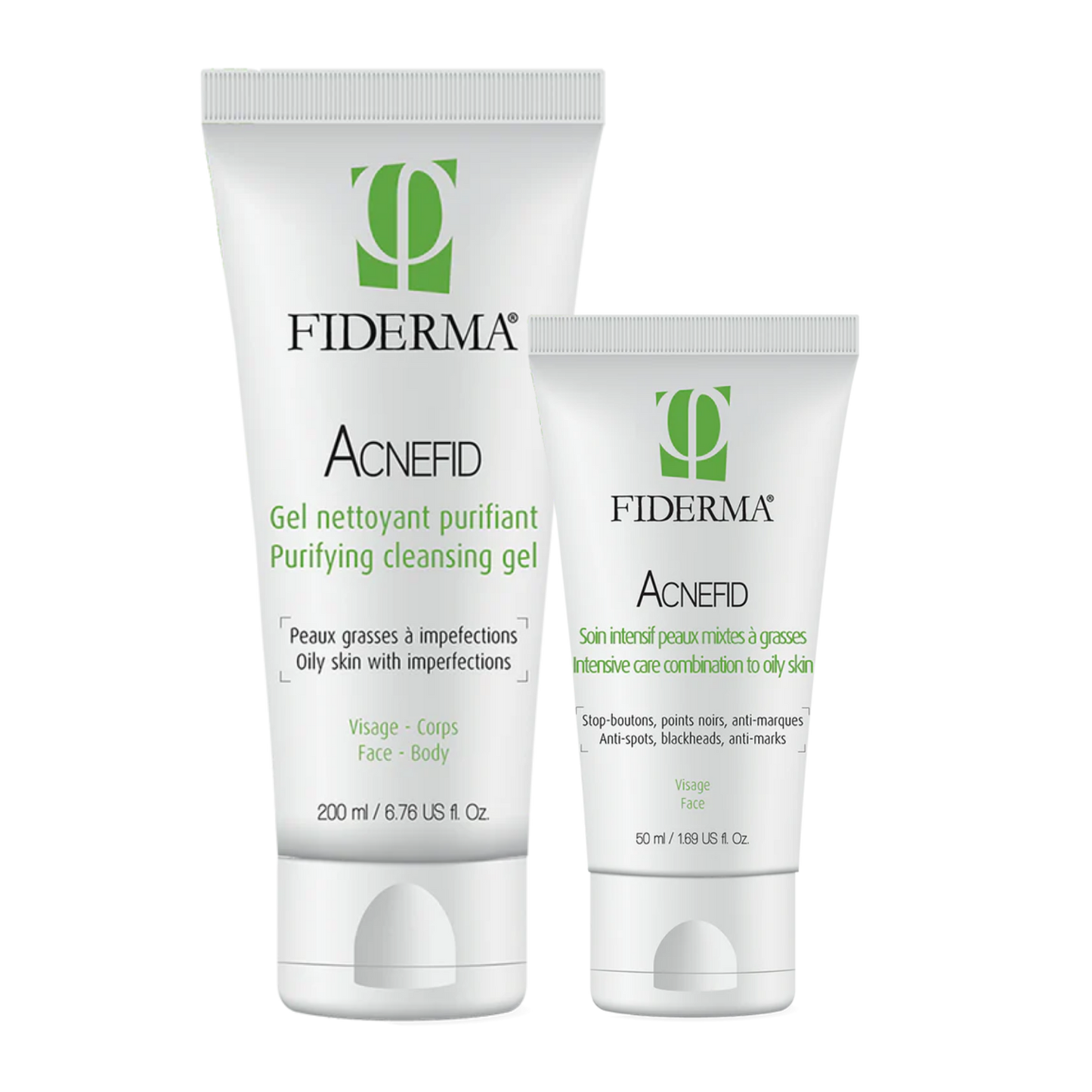 Paket: FIDERMA ACNEFID za nego kože z nepravilnostmi (AKCIJA)
